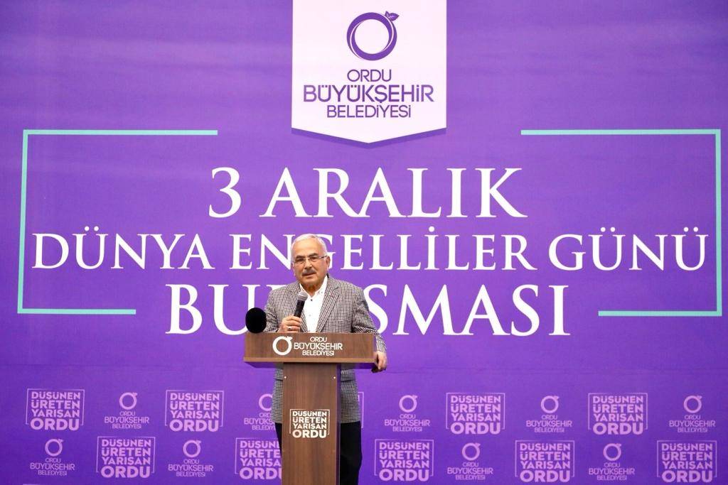 BAŞKAN GÜLER, 3 ARALIK DÜNYA ENGELLİLER GÜNÜ BULUŞMASINA KATILDI